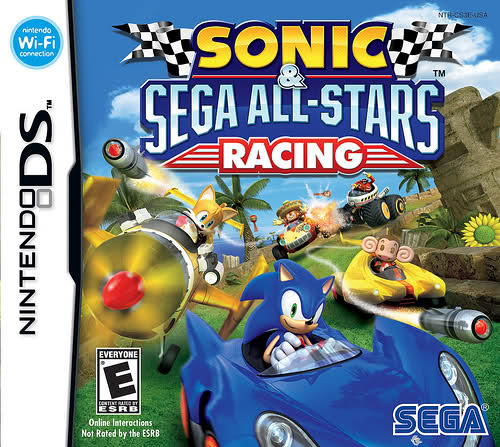 Sonic & SEGA All-Stars Racing box art for Nintendo DS